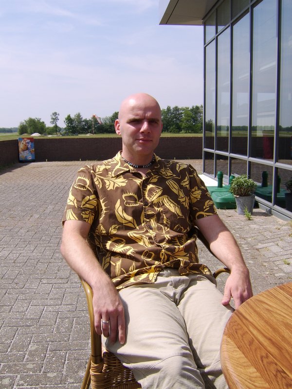 003 Is het de zon, nee Frank.JPG